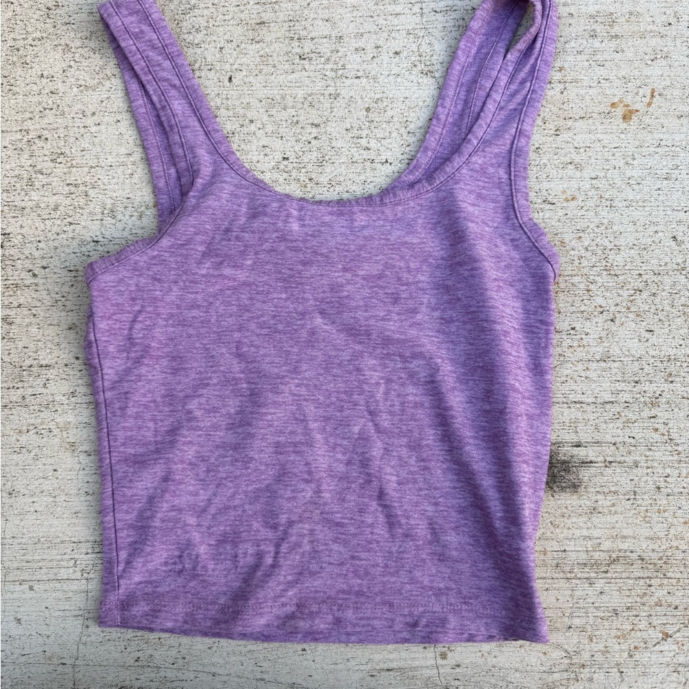 Outdoor Voices Cloud Knit Lavender Tank Top women’s XXS
